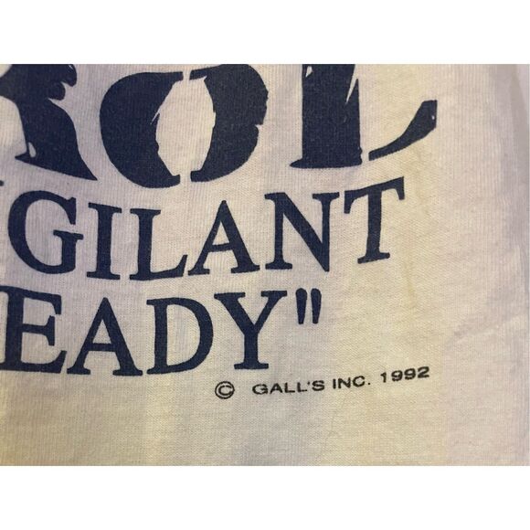 Vintage 90’s SNOOPY POLICE K-9 PATROL Tshirt Sz Large - Picture 4 of 6